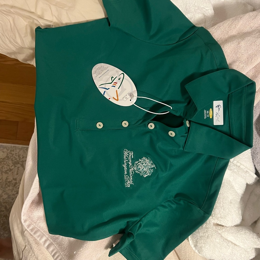Greg Norman Collection Green Polo Shirt